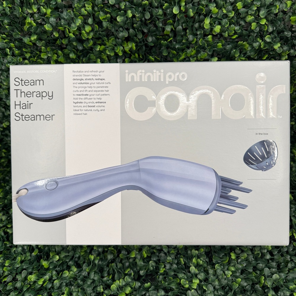 Conair Infiniti Pro Steam Therapy Hair Steamer Blue HS03L New In Box